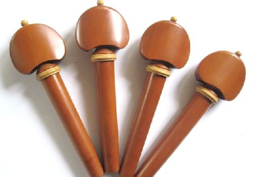 Cello pegs-Hill-Boxwood-White collar &pin