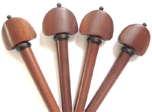 Cello pegs-Hill-Crabwood-Ebony trimme