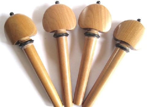 Cello pegs-Hill-Walnut-ebony trimme