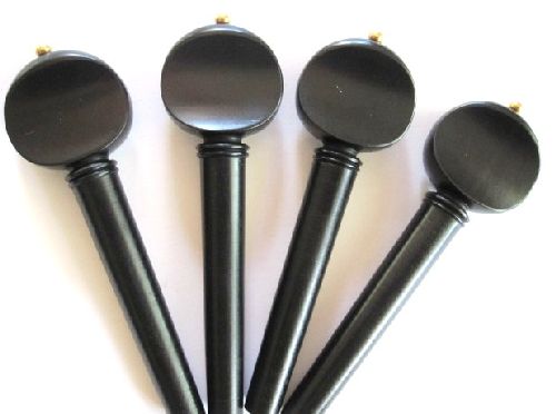 cello pegs-Mirecourt-ebony-gold pin