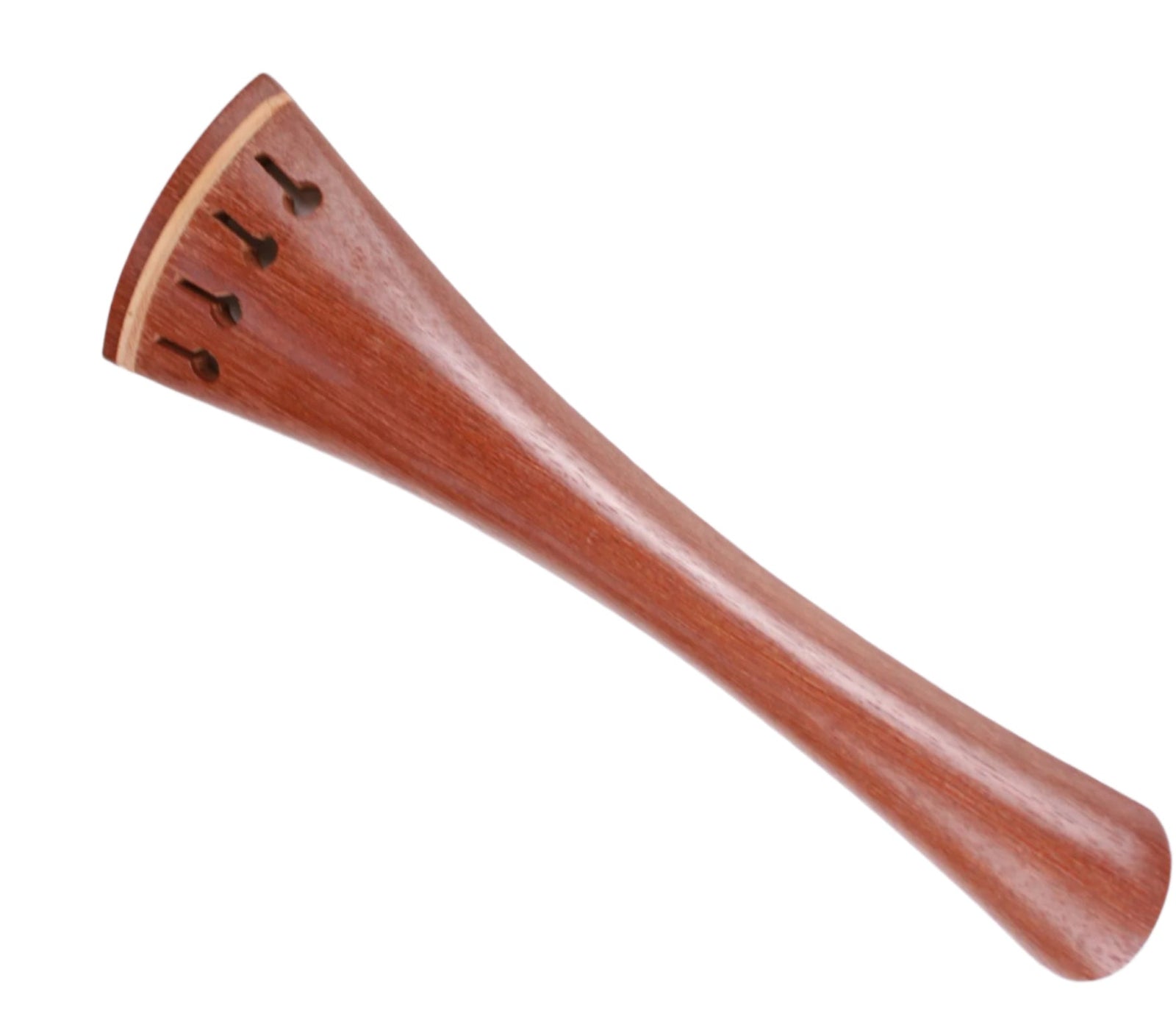 Cello Tailpiece French-Mahogany.with White Saddle