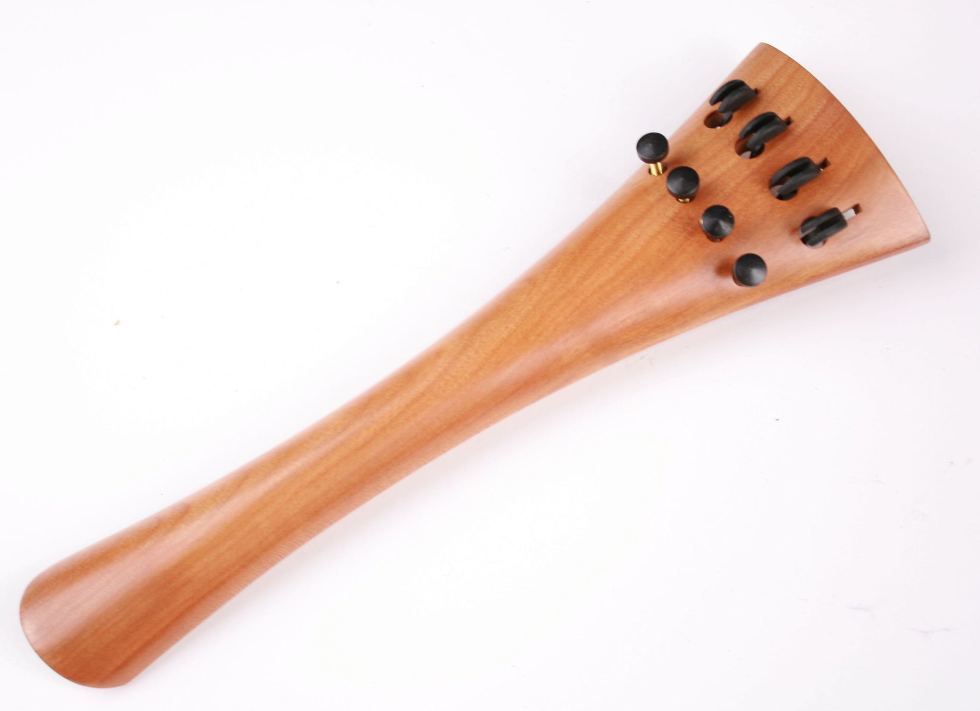 Cello tailpiece-French-"Schmidt" model-Cherry wood-4 carbon fiber tuners