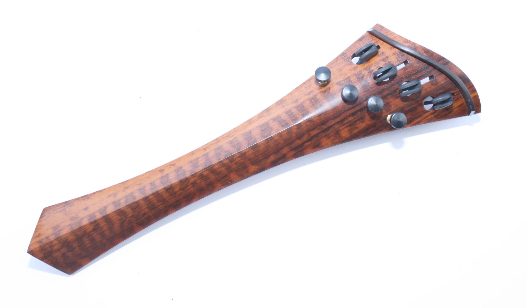 Cello tailpiece-"Schmidt Harp-style"-Snakewood-4 tuners-hollow
