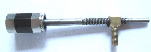 Bow Parts - Divided button-Sterling Silver with brass eyelet