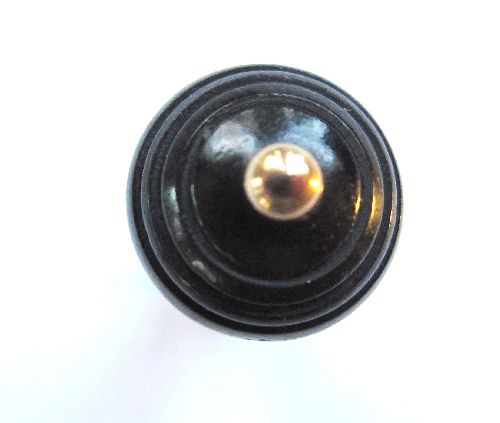 Violin endpin-Ebony-Hill-gold pin