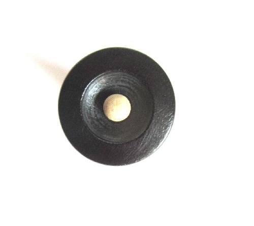 Violin endpin-Ebony-"New Hill"-white pin