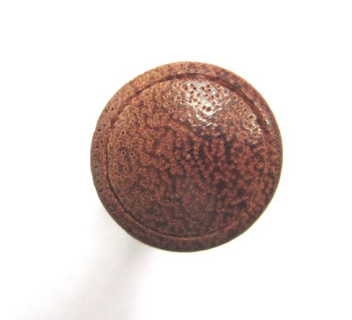 Violin endpin-Mahogany-flat round
