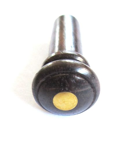 Violin endpin-Rosewood-Round-Brass eye