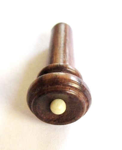 Violin endpin-Rosewood-New Hill-white pin