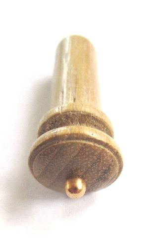 Viola endpin-Teak-gold pin