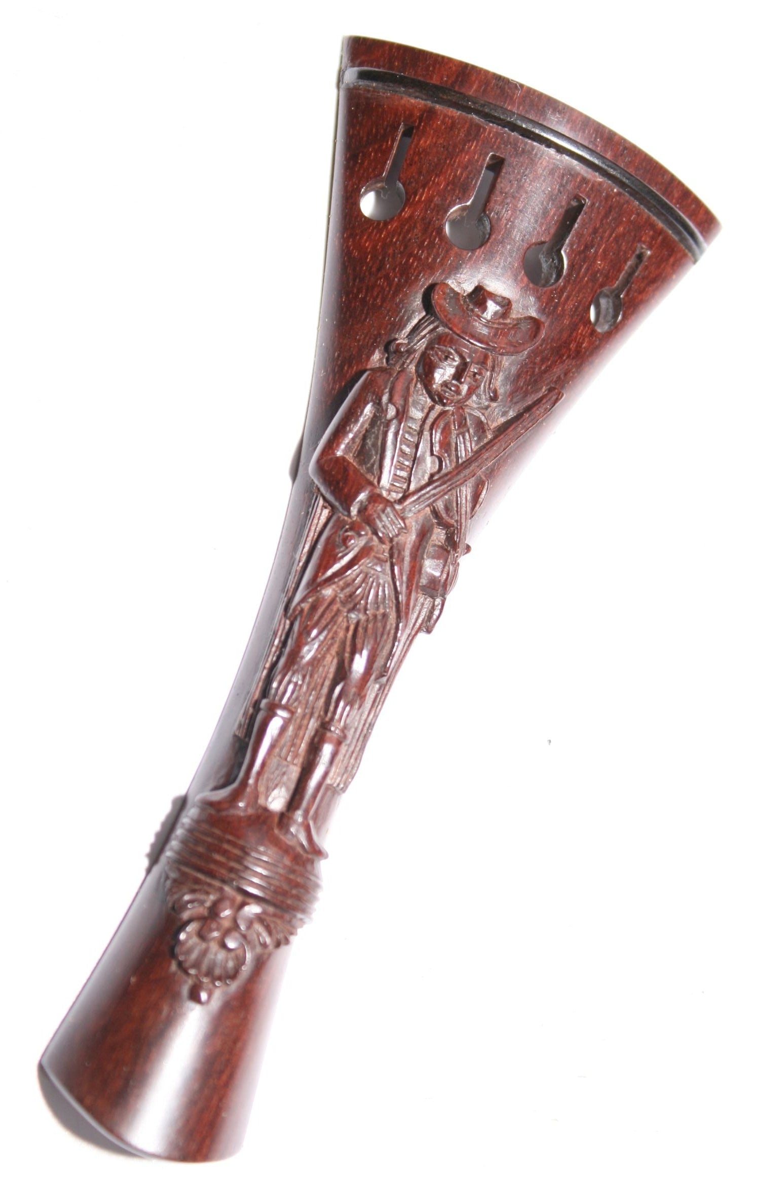 Viola Tailpiece-French-Tetul-Carved Violist