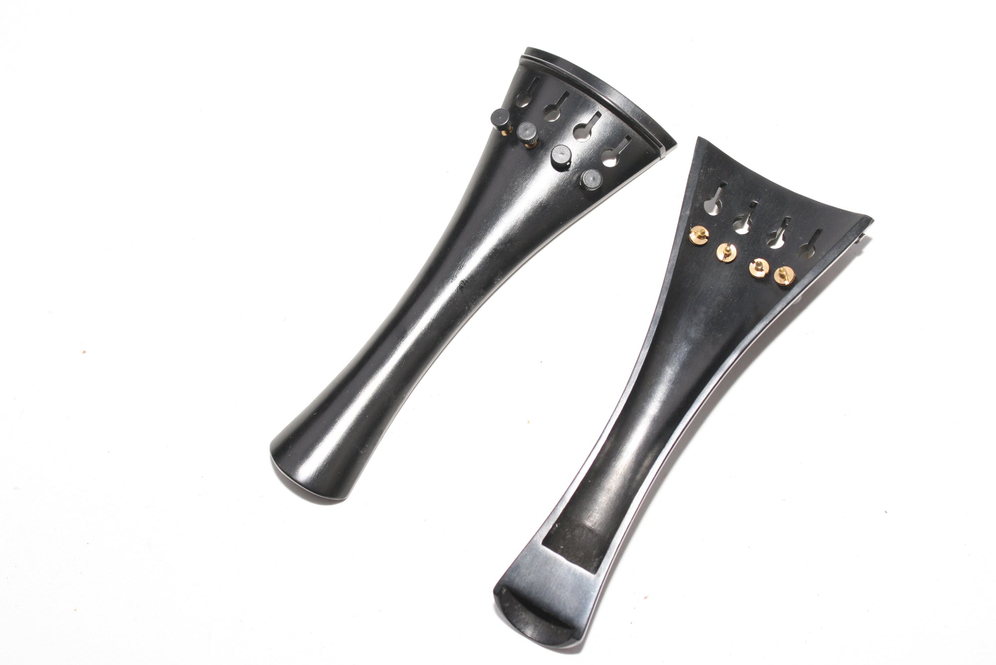 Viola tailpiece-French-"Schmidt tailpiece"-Ebony-4 tuners-hollow-135mm
