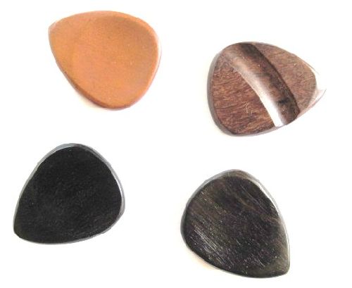 Guitar picks-assorted woods