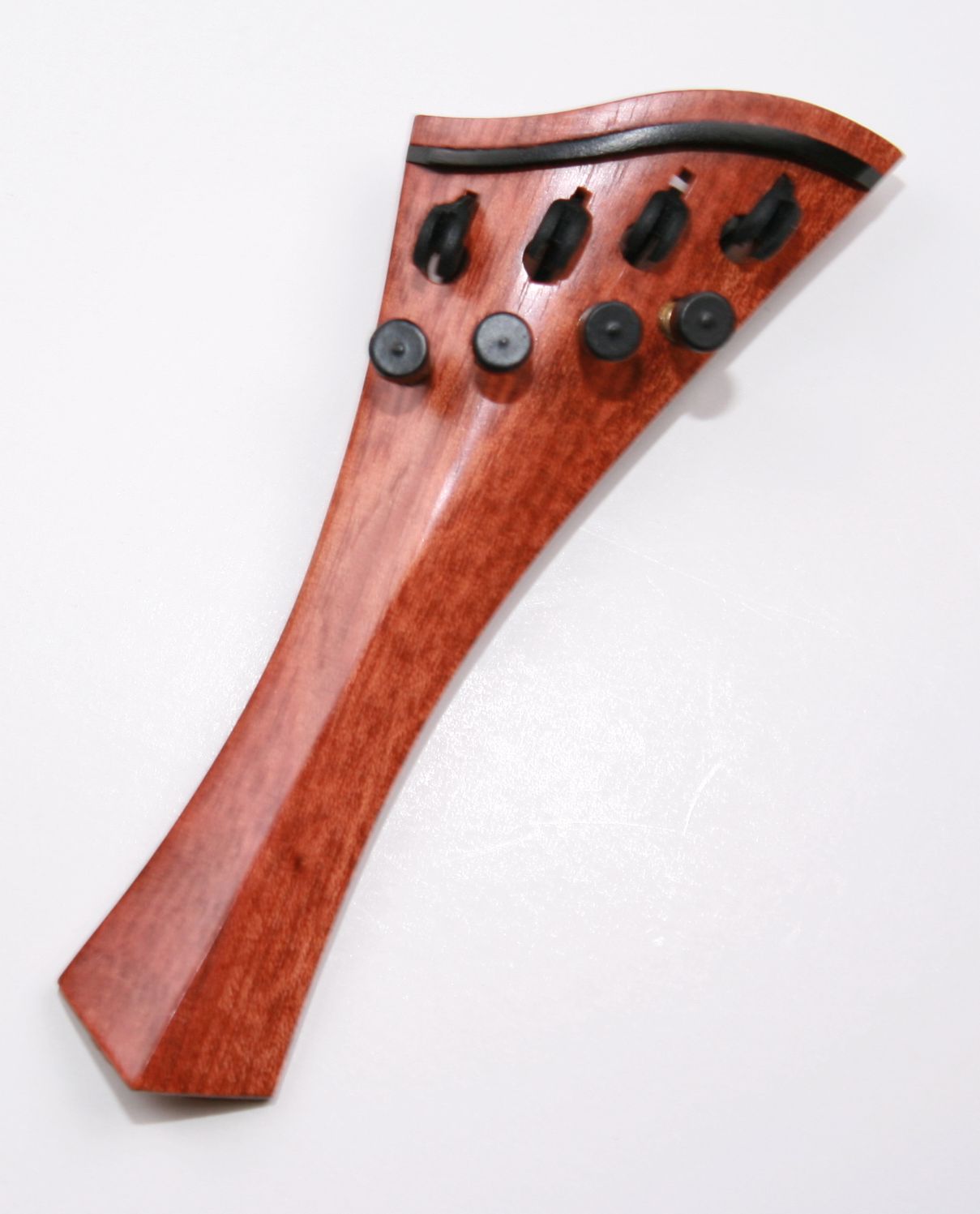 Violin tailpiece-"Schmidt Harp style"-"Mexican Pernambuco"-4 tuners