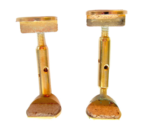 Violin chinrest- brackets-Hill gold