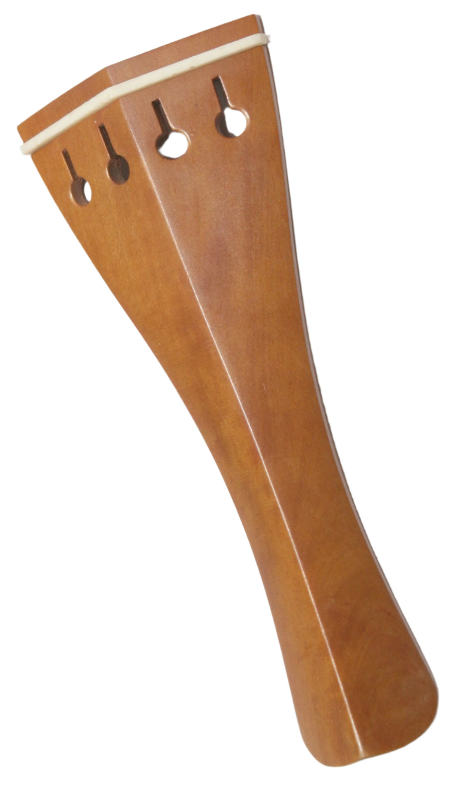 Violin Tailpiece-Hill-Boxwood-White Saddle-110mm
