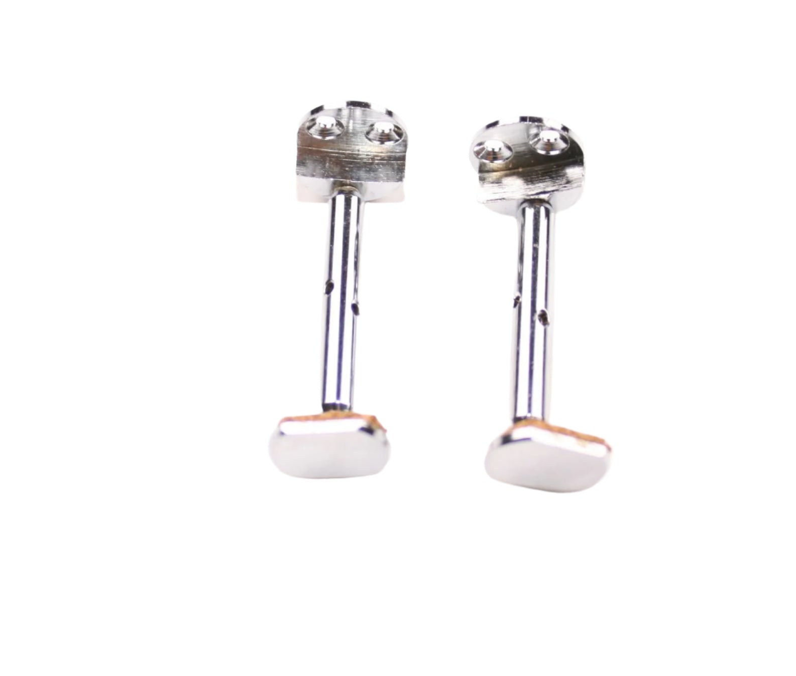 Violin Chinrest Brackets-Hill Chrome