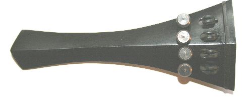 Viola tailpiece-Hill-"Schmidt" model-Ebony-4 tuners-130mm