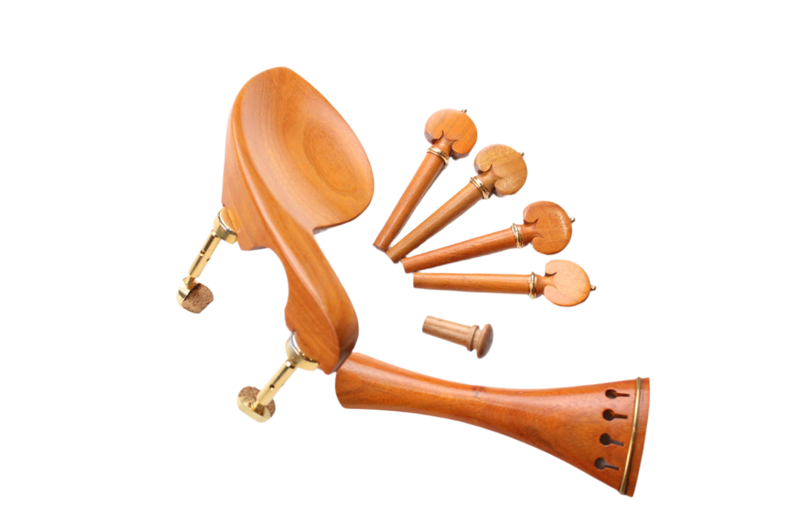 Violin Fitting Set-Pernambuco-Gold