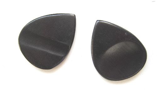 Guitar Picks-natural horn-black