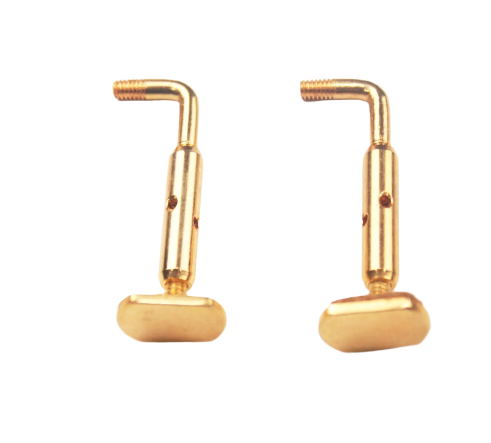 Violin Chinrest Brackets-Semi Hill Gold