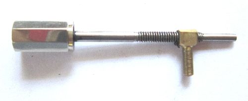 Bow Parts - solid button-Sterling Silver with eyelet