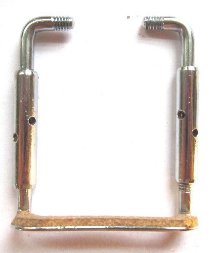 Violin chinrest brackets-standard chrome