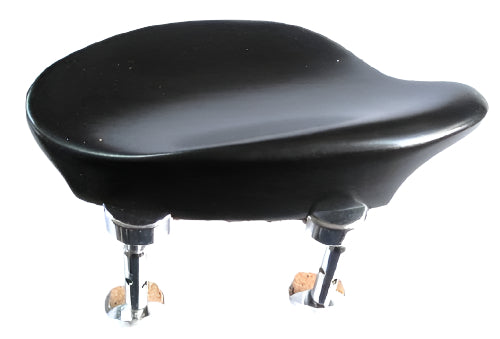 Violin chinrest- Stroebele-Ebony-Hill chrome