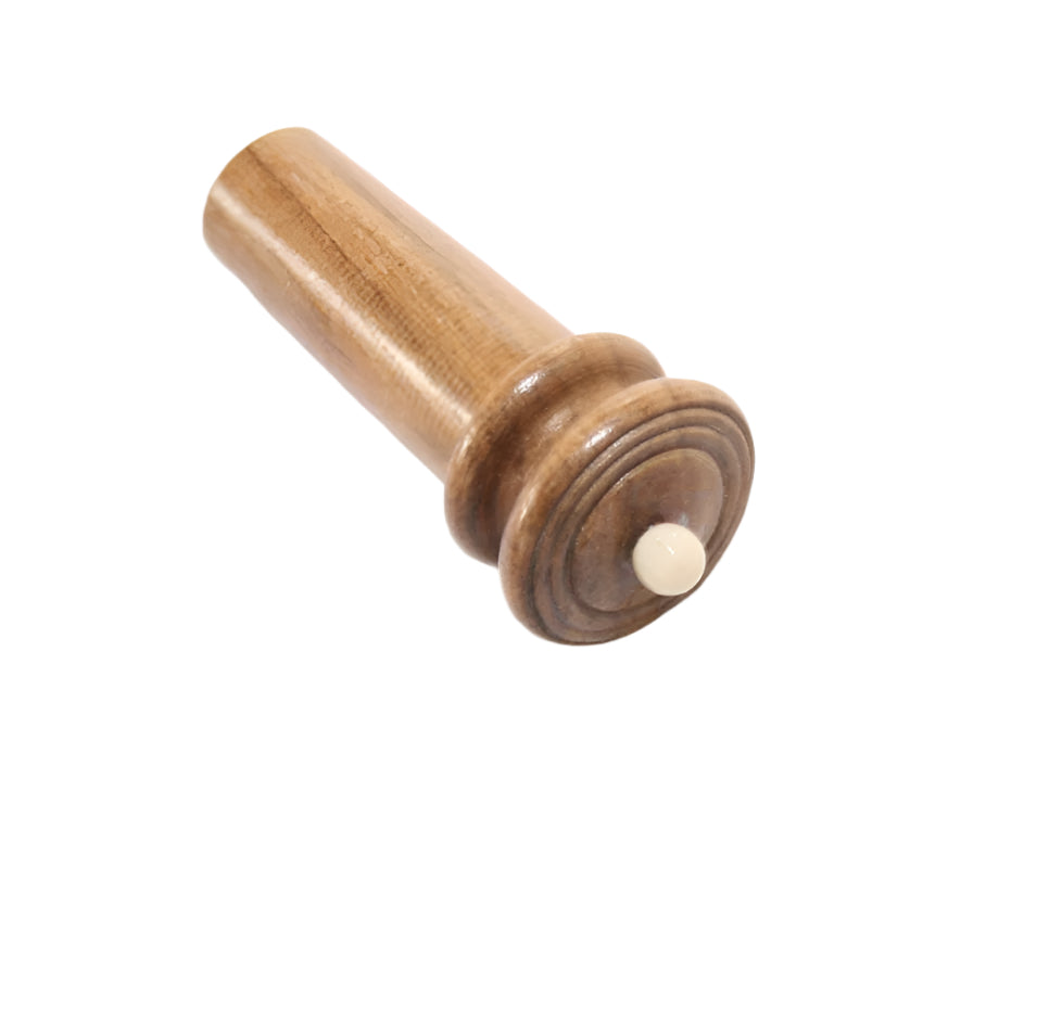 Violin Endpin-Teak-Hill-White pin