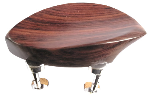 Violin chinrest- Teka-Rosewood-Hill chrome