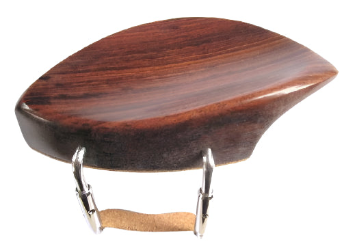 Violin chinrest- Teka-Rosewood standard chrome-Fracion sizes