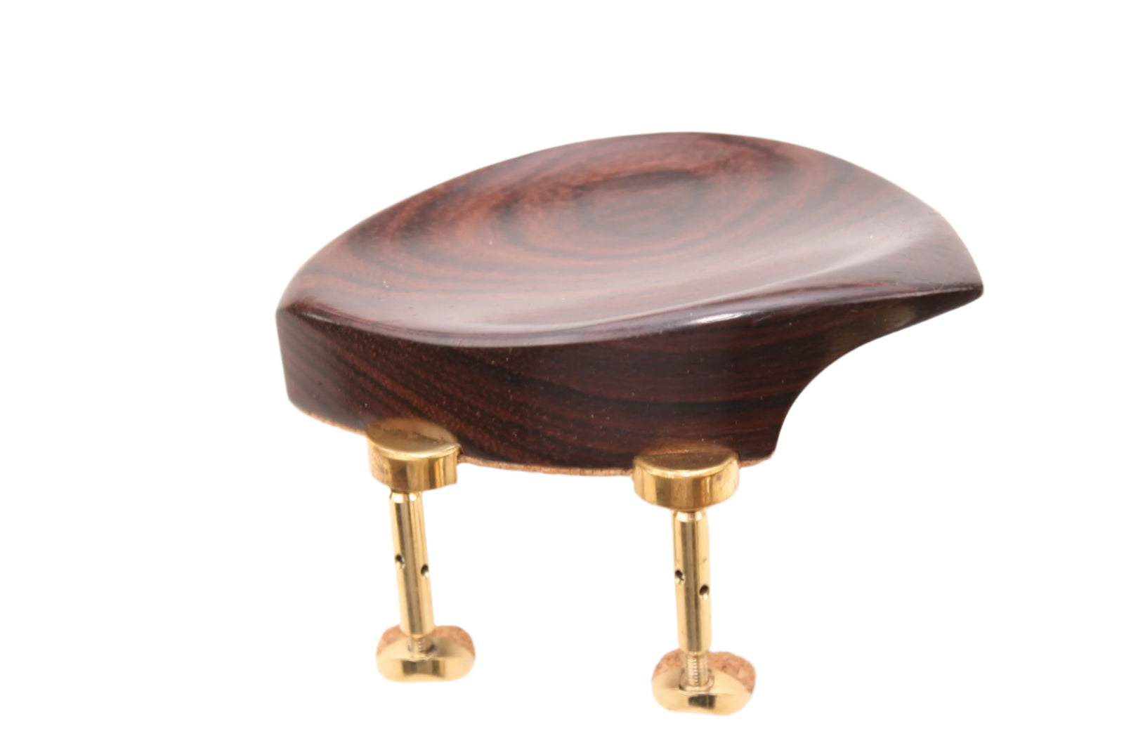 Violin Chinrest-Teka-Rosewood-Hill Gold Brackets