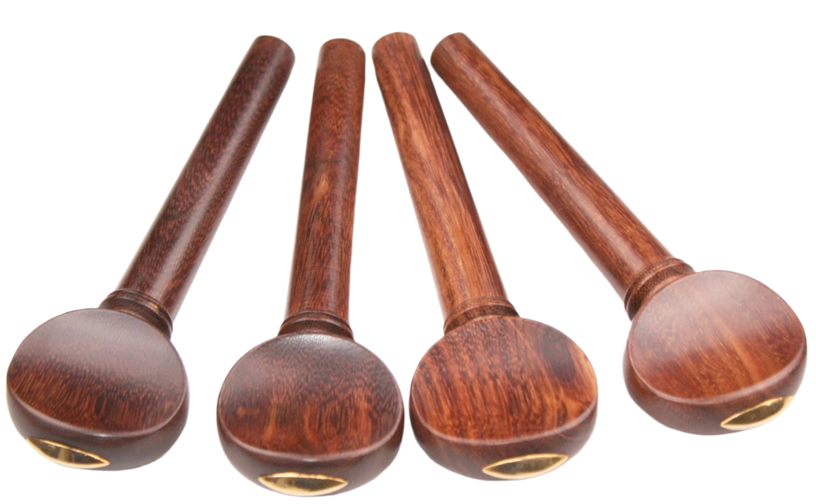 Cello Pegs French- Tetul Gold Olive cap.