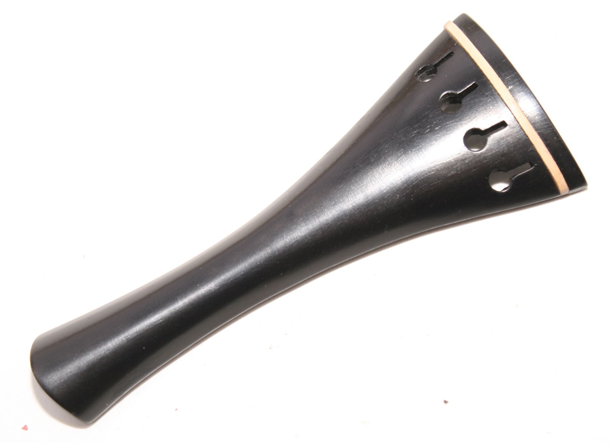 Violin tailpiece-French-Ebony white saddle-110mm