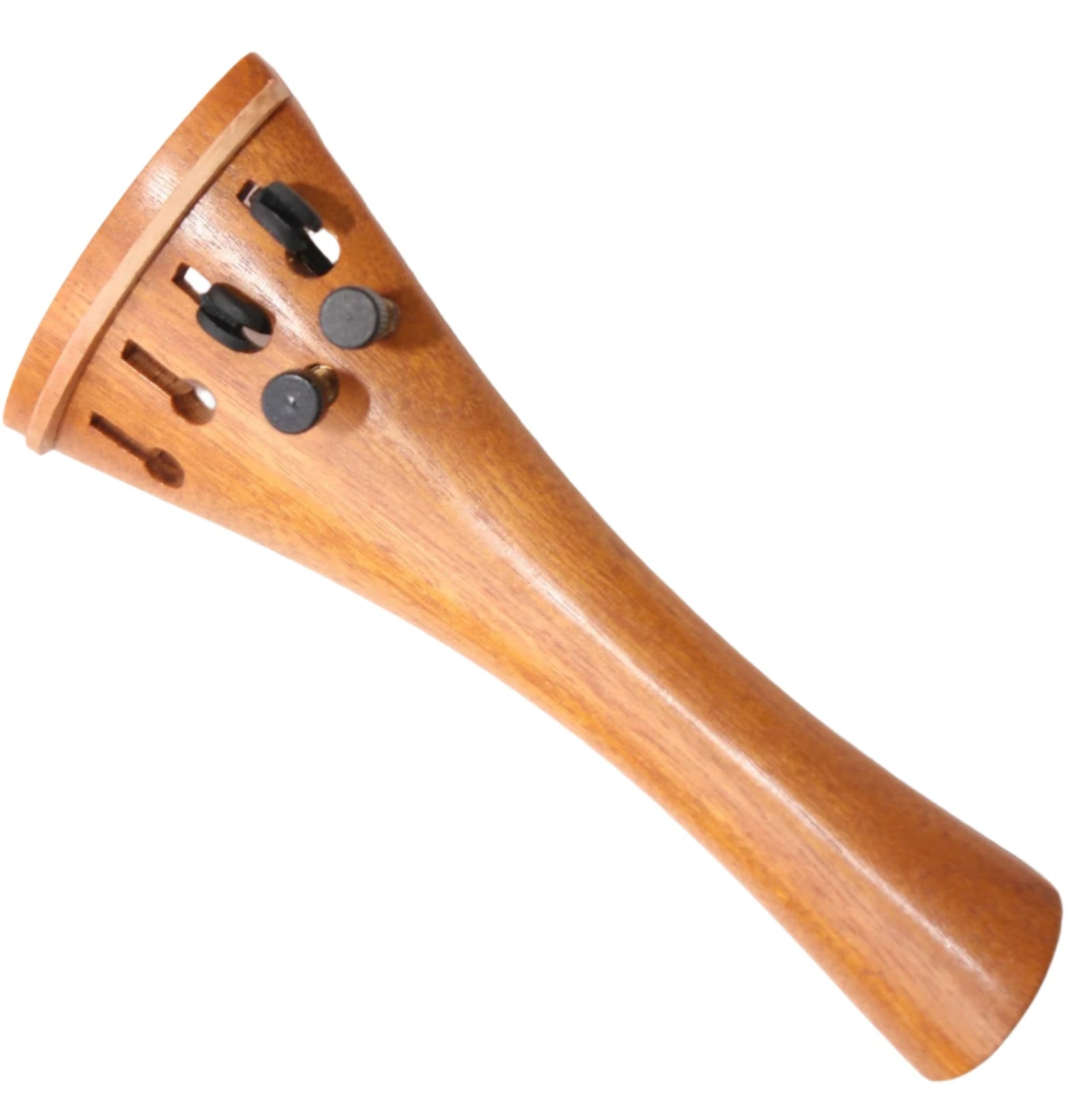 Violin Tailpiece-French-Pernambuco-White saddle-2 tuners-108mm