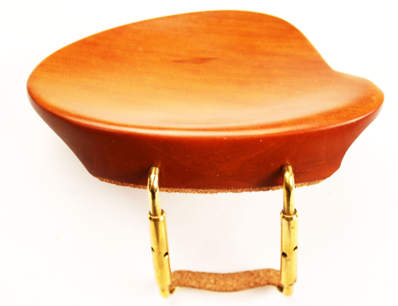 Violin Chinrest-New Baron-Boxwood-Gold