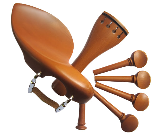 Violin fitting set- Boxwood