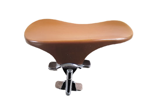 Violin chinrest- Adjustable-boxwood-chrome
