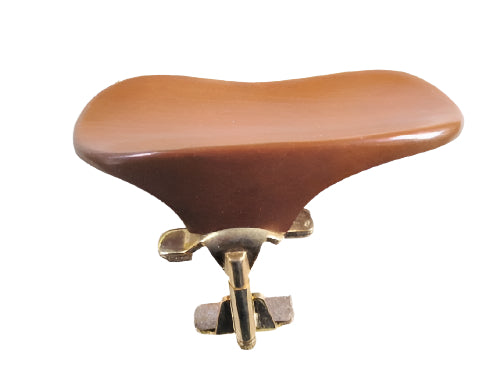Violin chinrest- Adjustable-Boxwood-gold
