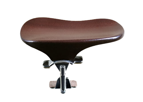 violin chinrest- adjustable-crabwood-chrome