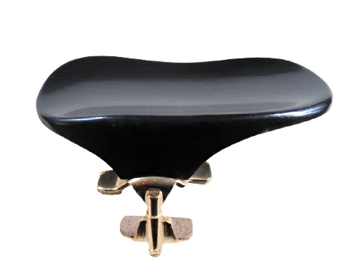 Violin chinrest- Adjustable-Ebony-gold