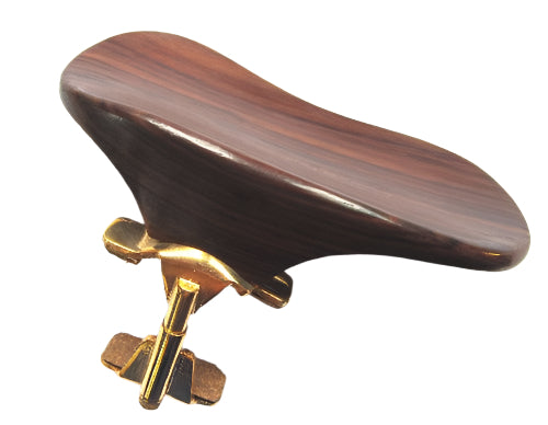 Violin chinrest- Adjustable-Rosewood-gold