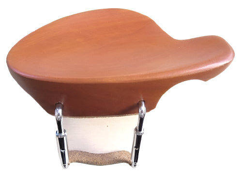 Violin chinrest- Dov-boxwood-chrome