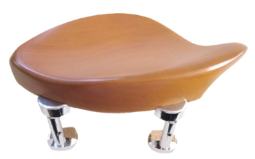 Violin chinrest- Dresden-Boxwood Hill Chrome