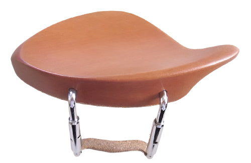 Violin chinrest- Dresden-Boxwood Standard-Chrome