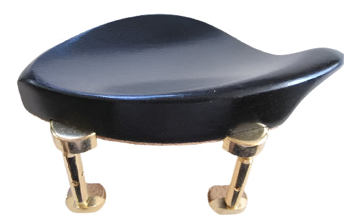 Violin chinrest- Dresden-Ebony Hill Gold