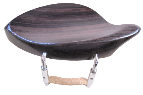 Violin chinrest- Dresden-Rosewood Standard Chrome