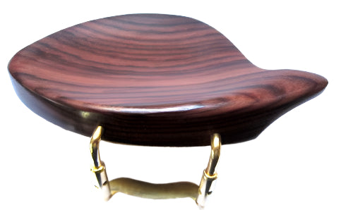 Violin chinrest- dresden-Rosewood-Standard gold