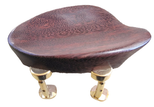 Violin chinrest- Flat Baron-Tetul-Hill gold