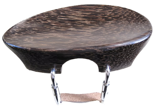Violin chinrest- Flat Flesch-Tigerwood